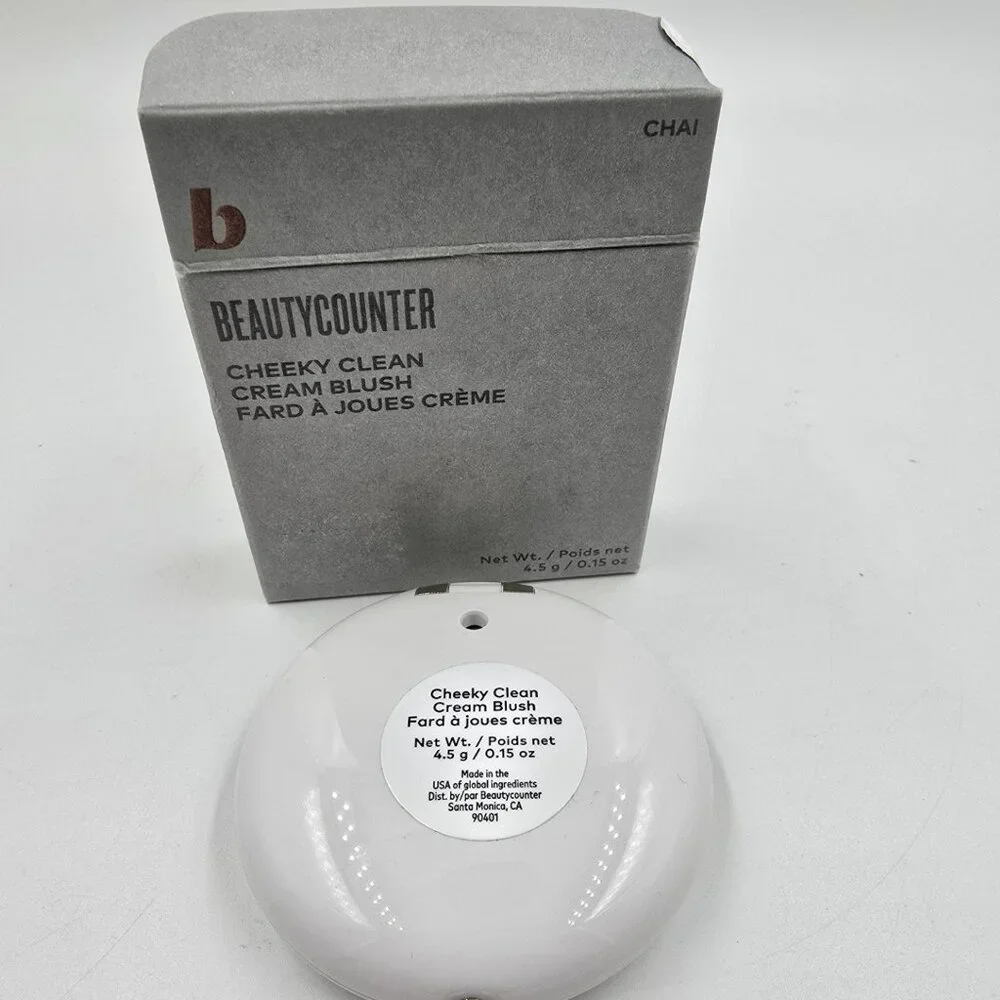 BEAUTYCOUNTER Cheeky Clean Cream Blush Chai 0.15 Oz New in Box - Picture 2 of 7